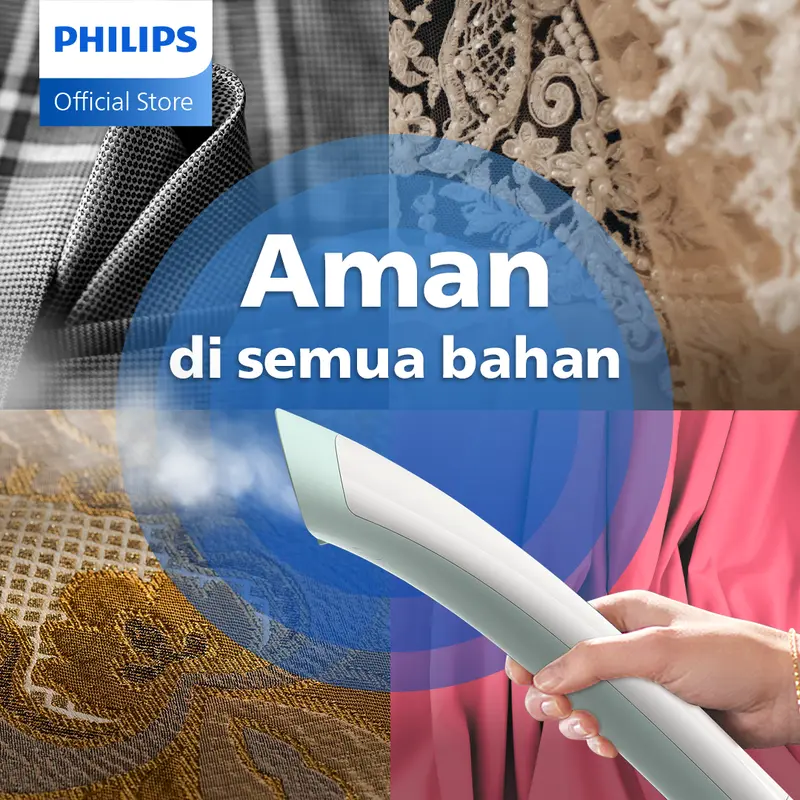 New! Philips Stand Steamer 1000 Series STE1030/20 - Blue - Setrika Uap Tanki Besar Favorit Designers dengan Style Mat 3
