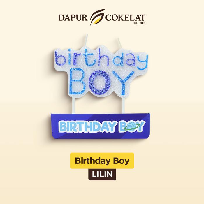 Gambar DAPUR COKELAT - Lilin Biru | Birthday Boy dari Dapur Cokelat Kota Administrasi Jakarta Pusat Tokopedia