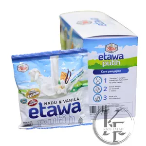 Susu Kambing Etawa Putih Ratu Lebah Plus Madu & Vanila 1 Box isi 10 Sachet