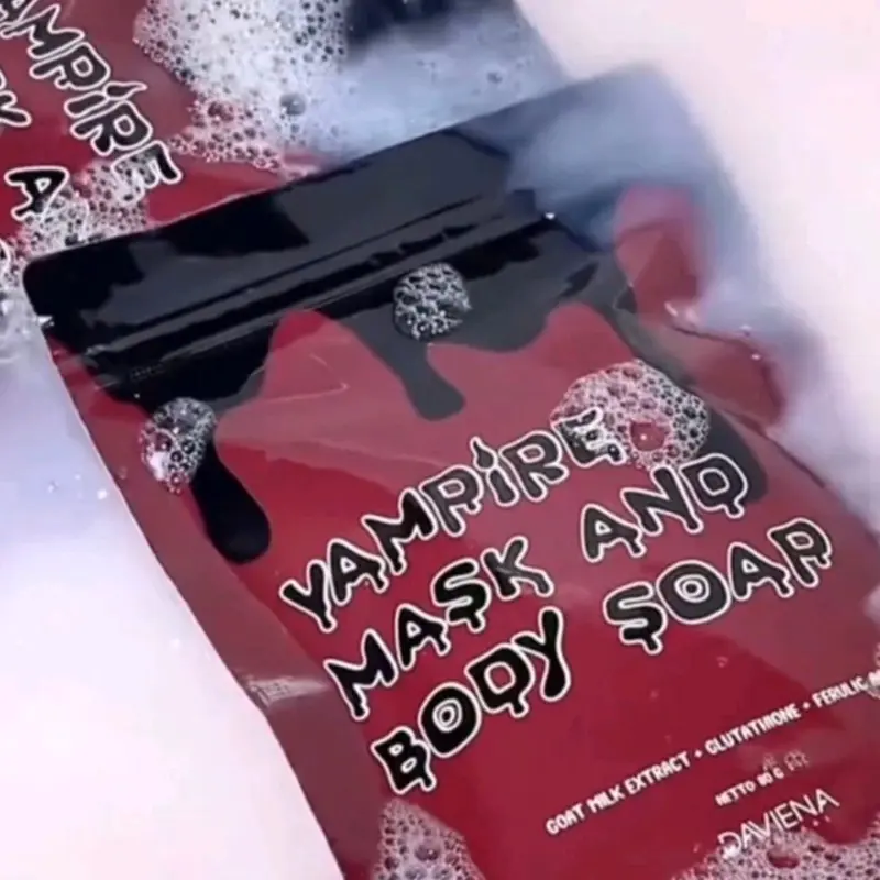 DAPAT 3 SABUN VAMPIRE BODY AND SHOP DAVIENA SKINCARE Bunga Perawatan Mawar Mencerahkan Soap Hitam Merah Tubuh Mandi Pencerah Memutihkan Kusam Membersihkan 2