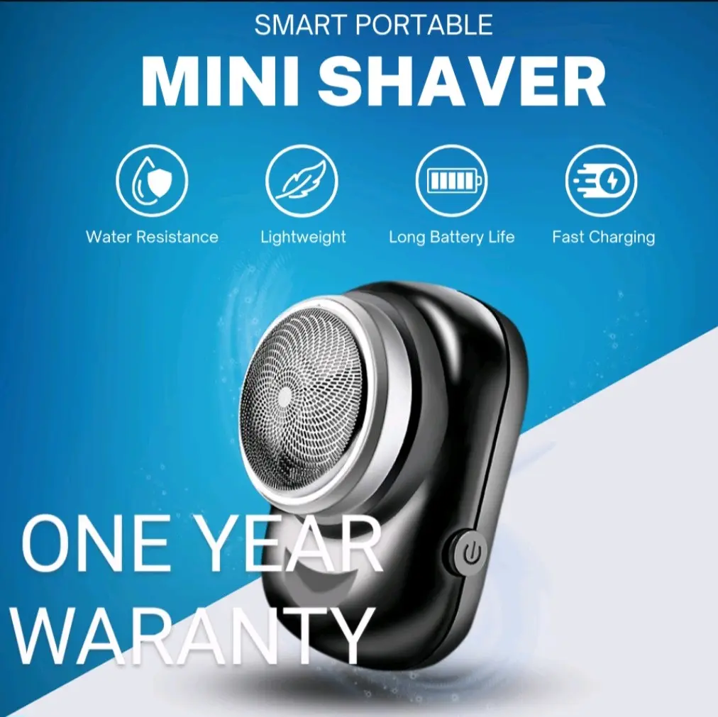 1 Year Waranty Mini Alat Pencukur Elektrik untuk Lelaki Boleh Dicas Semula Cukur Elektrik Mudah Alih Electric Shaver Bulu Mesin