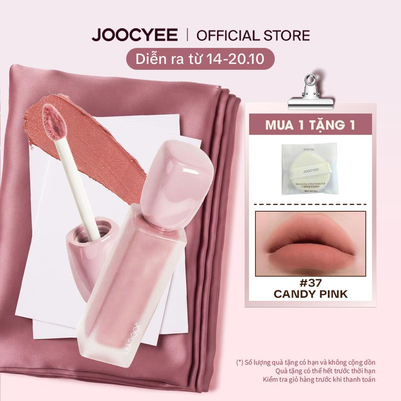 Son kem bán lì JOOCYEE Matte Veil Lip Cream thời thượng, tôn da, mỏng nhẹ, dưỡng ẩm, lâu trôi, không gây nặng môi