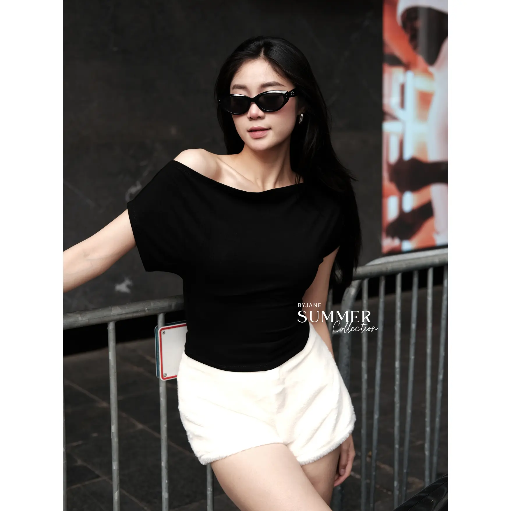 (MÀU MỚI) Áo trễ vai cộc tay nữ cotton co giãn BYJANE - 623 | BigBuy360 - bigbuy360.vn