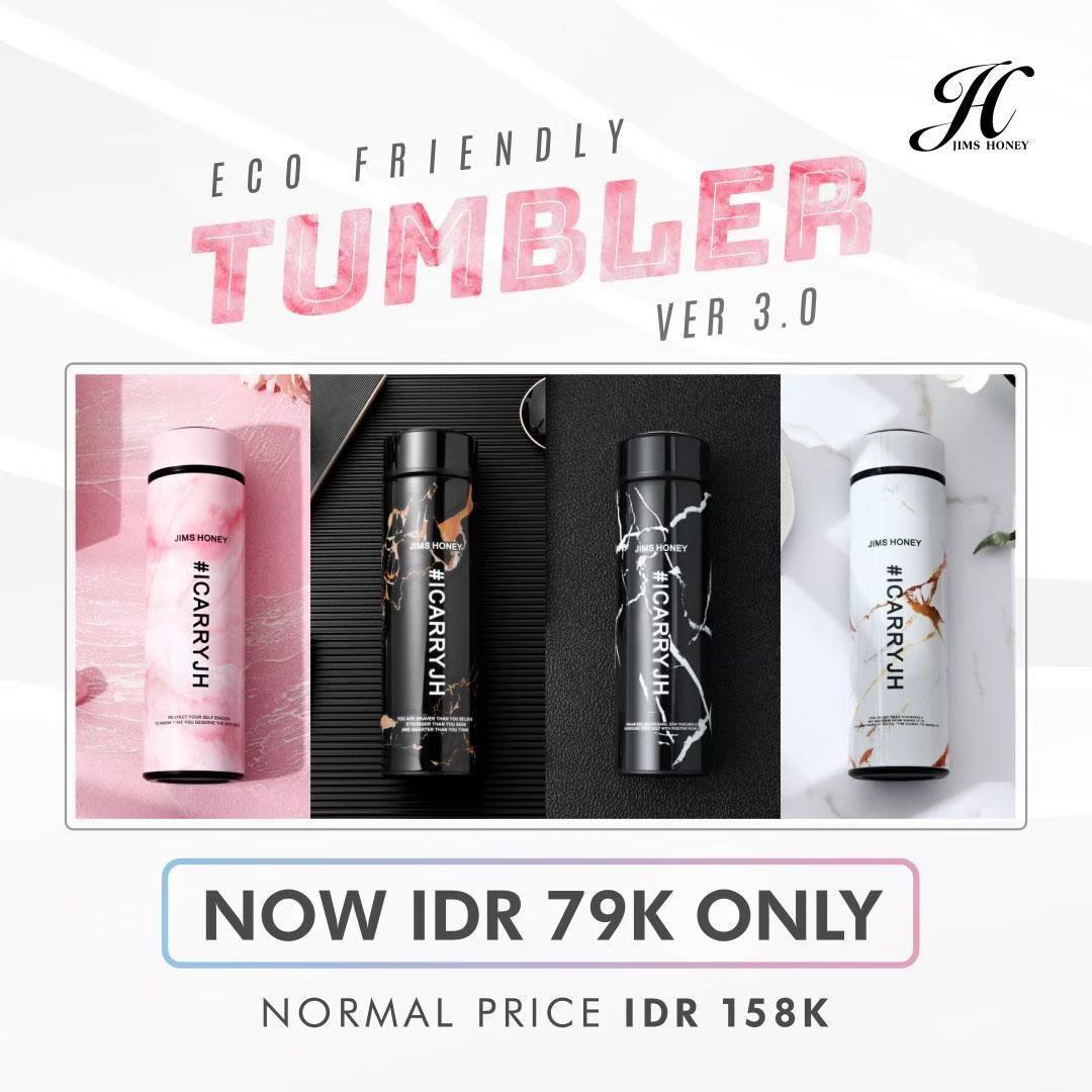 JIMS HONEY TUMBLER VER 3.0 (Botol Minum Panas / Dingin 425ml)