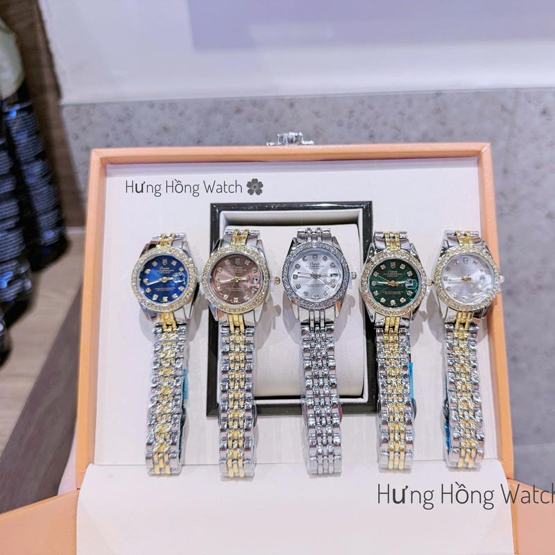 Đồng Hồ Nữ OCEAN Dây Thép Size 26mm Dành Cho Tay Nhỏ (Tặng kèm đồ tháo dây)