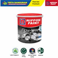 Gambar NIPPON PAINT FLAW-LESS CAT TEMBOK PREMIUM TINTING HARGA BY REQUET WARNA 2.5 LITER dari Tirta Bangunan Kota Depok 1 Tokopedia