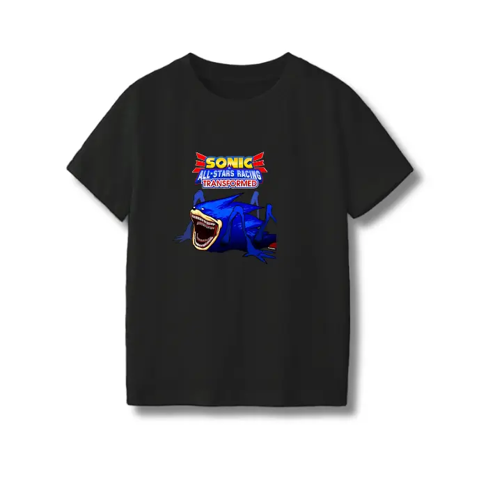 kaos atasan anak pendek gambar Sonic cocok buat anak Fashion