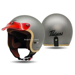 Helm Bogo Dewasa Pria Wanita List Coklat Full Leher SNI Pet Tranparans Slim japan