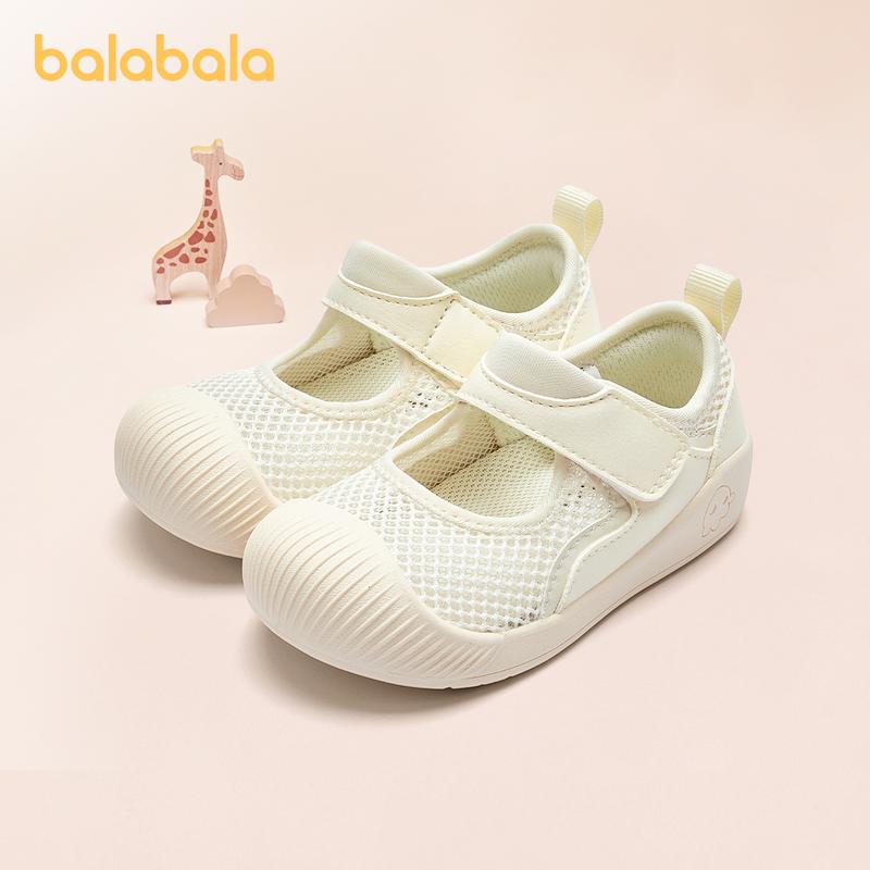 Balabala Giày Đi Bộ Cho Em Bé, Giày Xăng Đan Trẻ Em, Cho Em Bé Trai Và Bé Gái, Phong Cách Mùa Hè, Lưới Thoáng Khí, Chống Trượt, 2025