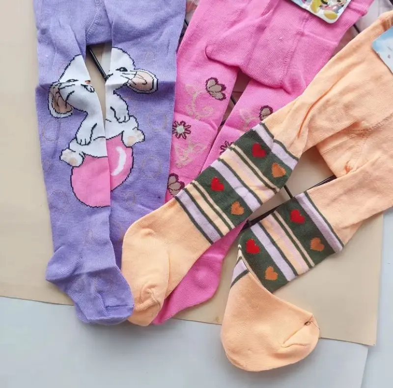 (3 PCS) Legging Bayi 0-3 Tahun | Katun Premium Tutup Kaki 0