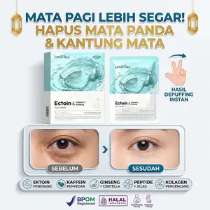 Eye Patch Anti Puffy Eyes untuk Mata Bengkak | Kurangi Tampilan Kantung Mata | Caffeine + Ginseng + Ectoin + Centella (7 Pairs)