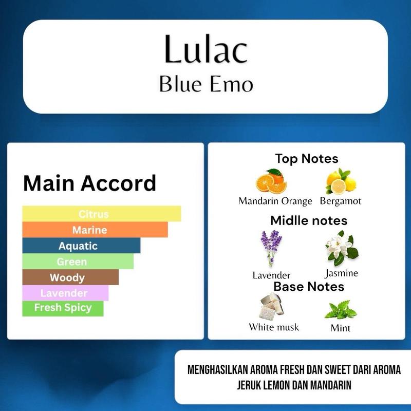 BLUE EMO - Parfum wangi maskulin fresh elegant by lulac Perfume 4