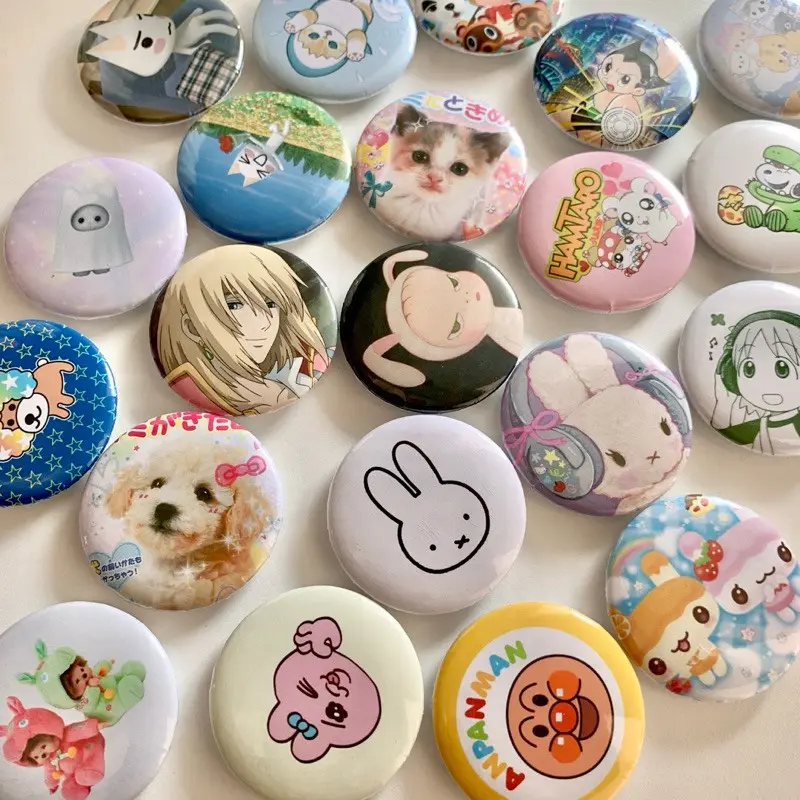 vrill_collection Pin Bros Press Pin 32mm Bros Kerah Pin Lencana Desain Kartun Lucu Ransel Lencana Aksesoris Koleksi Souvenir  Japanese Theme
