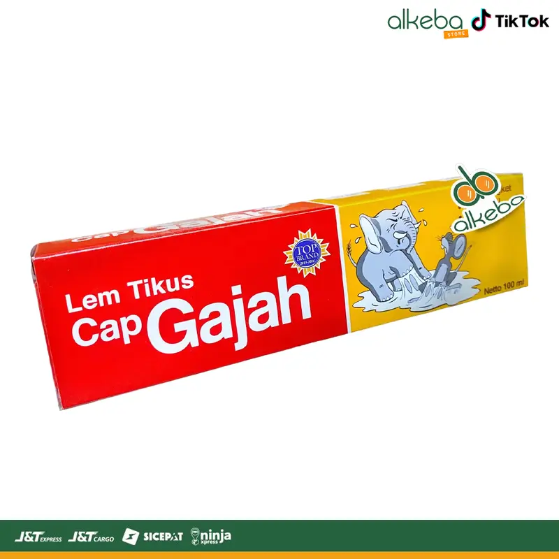 Lem Tikus Cap Gajah 100 ml - Lem Penjebak Tikus 100ml 1