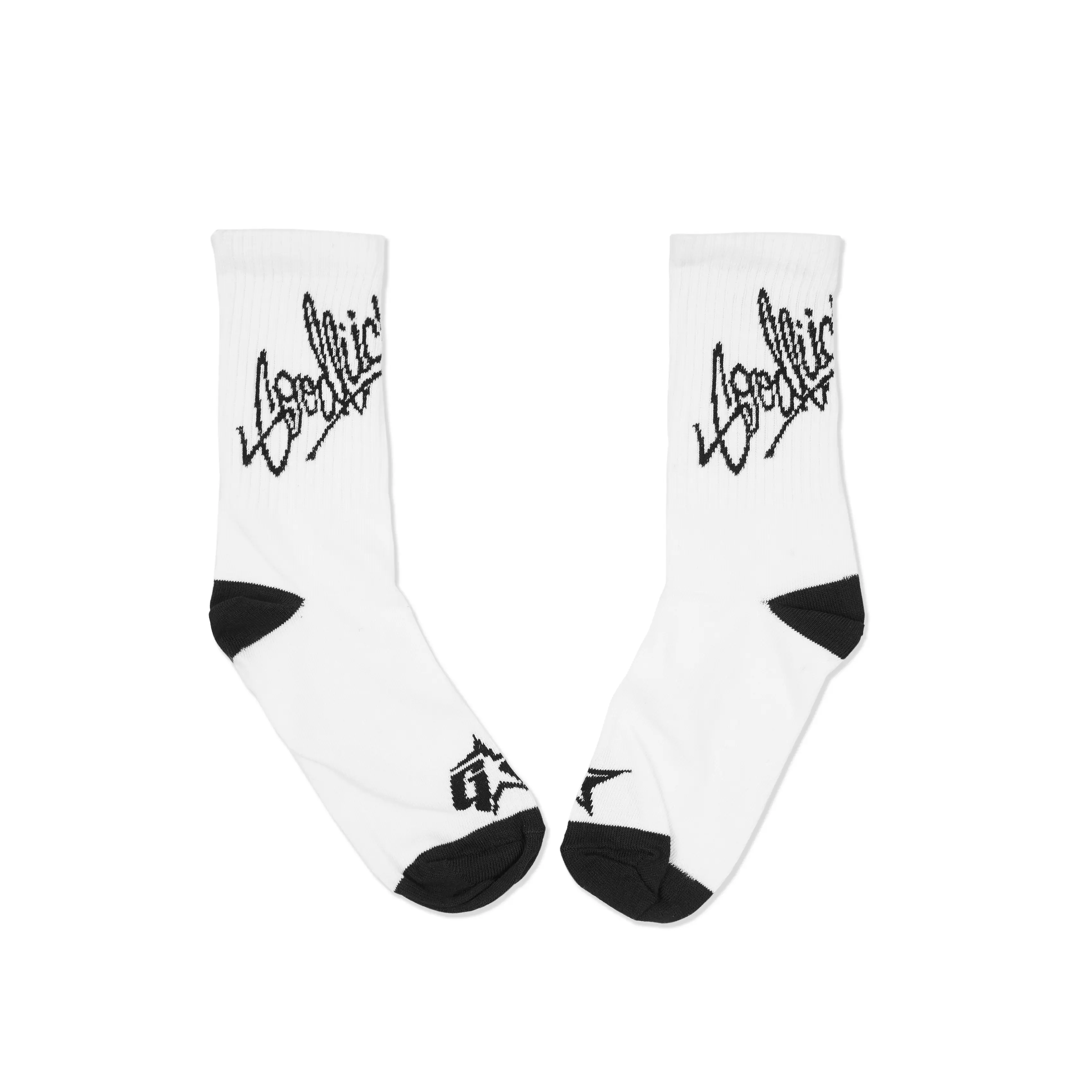 GDCK Socks White High SHAWN / Kaos Kaki Panjang Rajut Katun / Knit Socks Unisex / Kaos Kaki Sekolah
