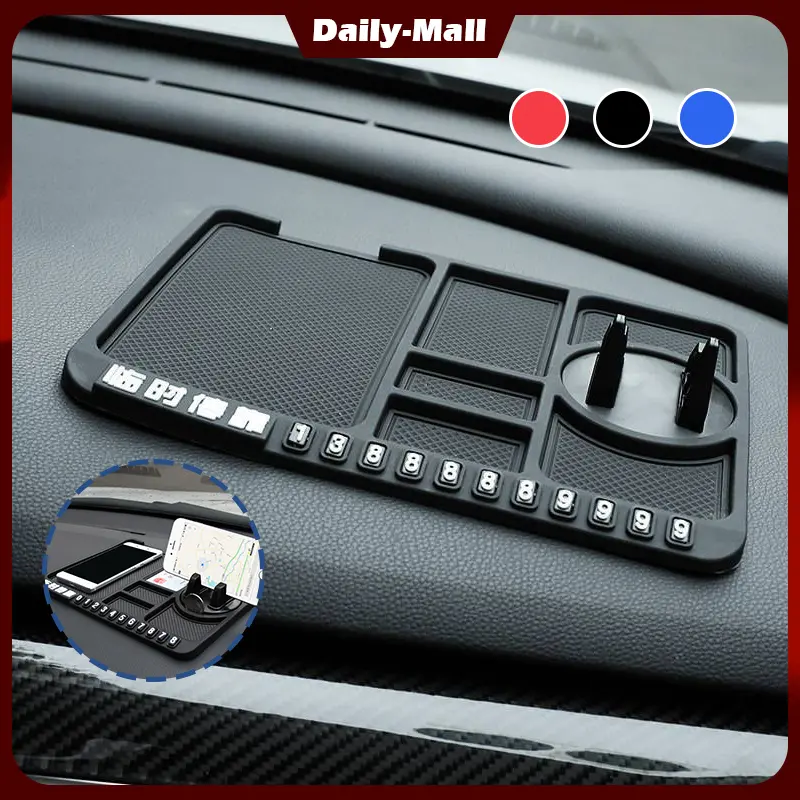 Phone Holder Ma/Anti Slip Dash Mat/Kunci Multifungsi Anti Slip Untuk Dashboard Mobil