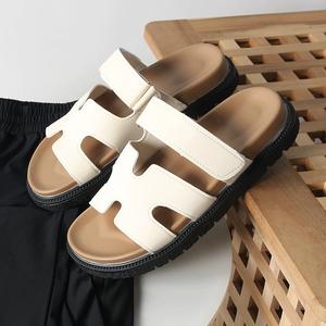 Dép Lê Chữ H Quai Dán Đế Độn Da Mền Siêu Êm Chân Bản Mới Hàng Chuẩn QC Fullbox - K.A.O