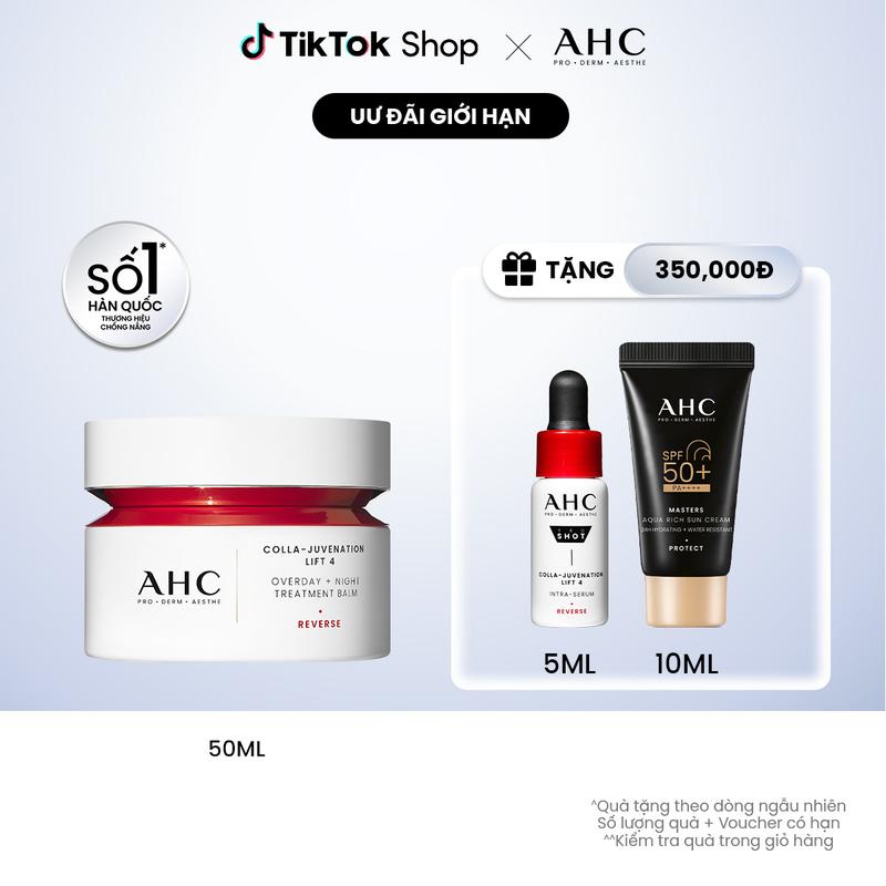Kem dưỡng kiêm mặt nạ ngủ chống lão hóa săn chắc da COLLA-JUVENTATION LIFT 4 AHC 50ML [4]