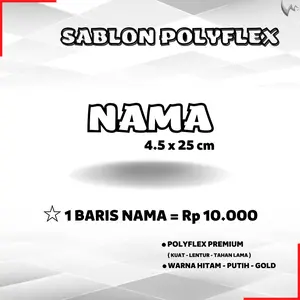 SB-02 SABLON NAMA BAJU BADMINTON BELUM TERMASUK BAJU️ SABLON POLYFLEX JASA SABLON Sport