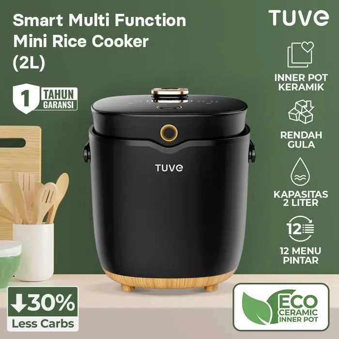 TUVE TRC-001 Rice Cooker Low Carbo Multi Function 2L - TUVE - RICE COOKER