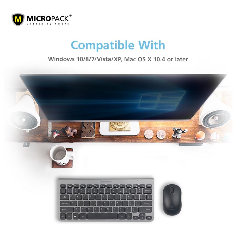 Product Introduction of Slim Wireless Mouse and Keyboard Combo KM-218W 8