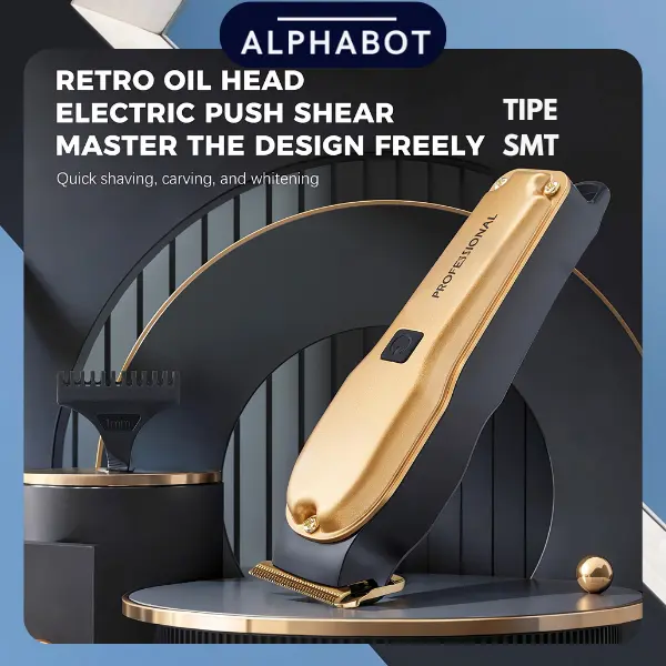 ENSSU  Body Trimmer Professional Hair Clipper Alat Cukur Elektrik Rambut Kumis Jenggot Tanpa Kabel IPX7 WaterProof EST605
