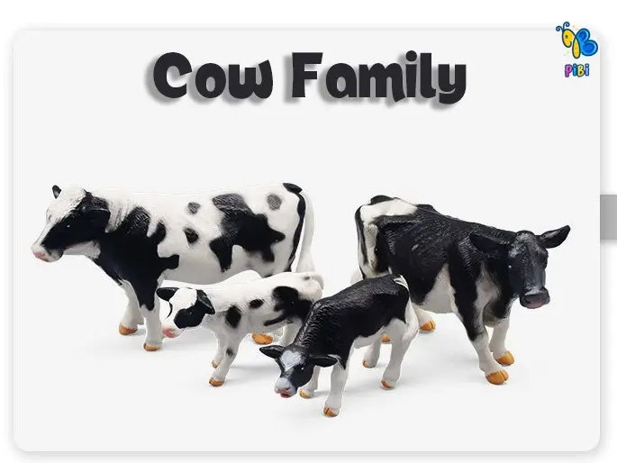 PIBI - Animal Family / Farm Animal / Mainan Hewan Ternak / Mainan Edukasi Anak 5