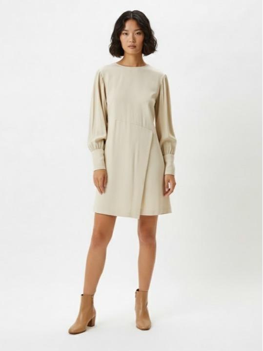 knee length dresses for ladies Stylish Cross Back Midi Dress – Reistor main image 1