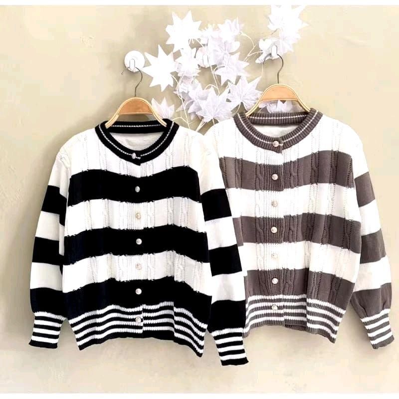cardi gan rajut import | outer rajut korean style Cardigan 1