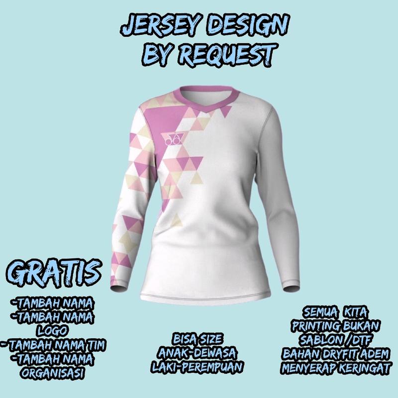 JERSEY WANITA, JERSEY PEREMPUAN, JERSEY BADMINTON, JERSEY VOLI, JERSEY COSTUME 1