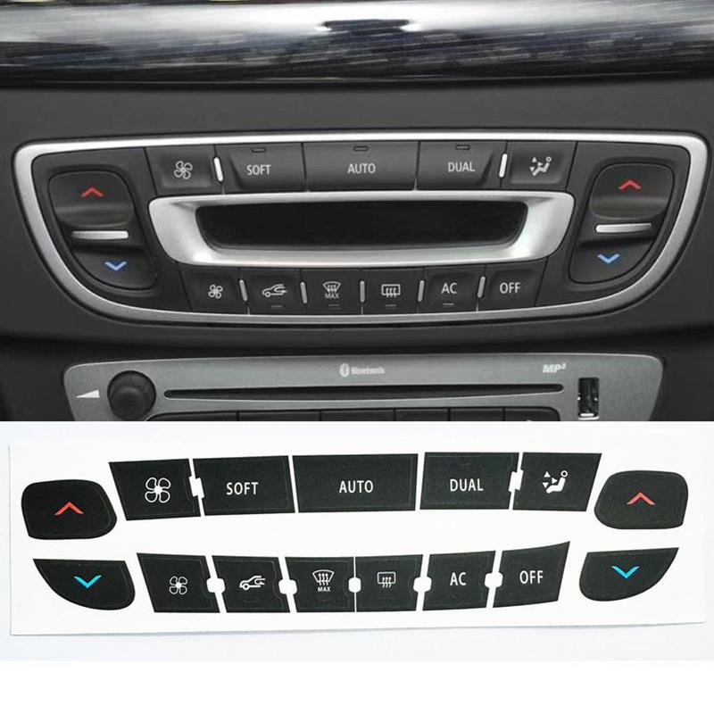 Nhãn dán sửa nút điều khiển hệ thống điều hòa không khí của Renault…