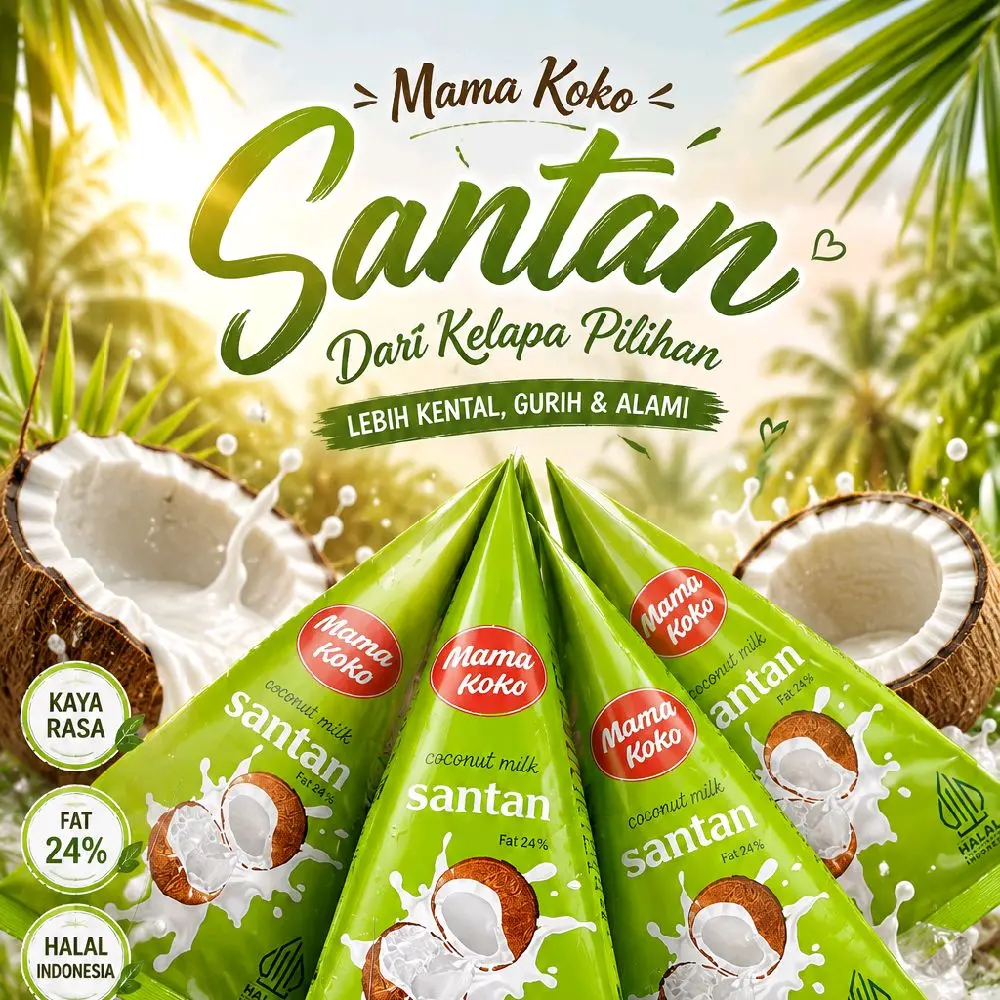 Santan Mamakoko 65 ML (1 DUS ISI 32 PCS) SAMEDAY