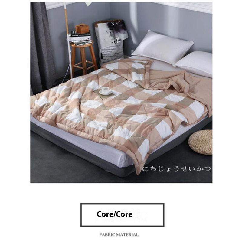 Product Introduction of EAY Life Summer Blanket Comforter Thin Soft Breahable Quilt Washed Cotton 5