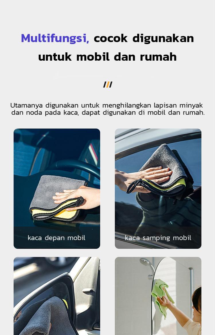 PenghilangNodaMinyakKaca/Pembersih kaca mobil/Penghilang lapisan minyak kaca/Perlengkapan perawatan mobil profesional/Semprot dan lap saja, efektif segera dalam 2 menit