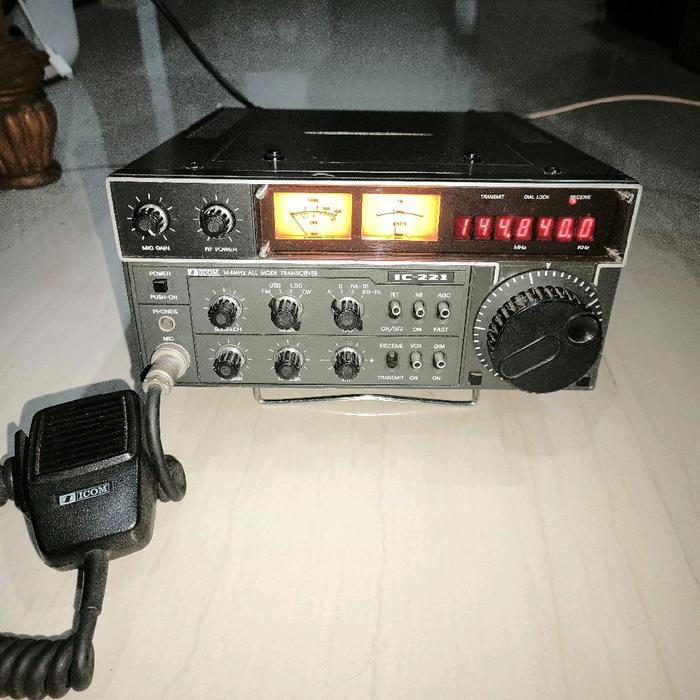 Jual ICOM IC-221 VHF 2m Radio langka Vintage Band Freq Amatir