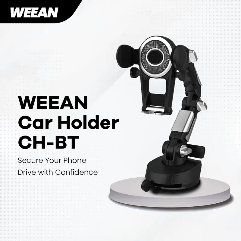 WEEAN Holder Hp Mobil Di Dashboard Dan Kaca Mobil - Phone Holder RoboGrip Multifungsi Penjepit Penyangga Hp Universal 0