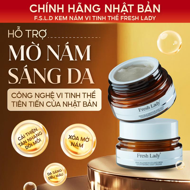 KEM NÁM FRESH LADY VI TINH THỂ - SẢN PHẨM CHĂM SÓC DA CAO CẤP GIÚP LÀN DA KHỎE & ĐẸP
