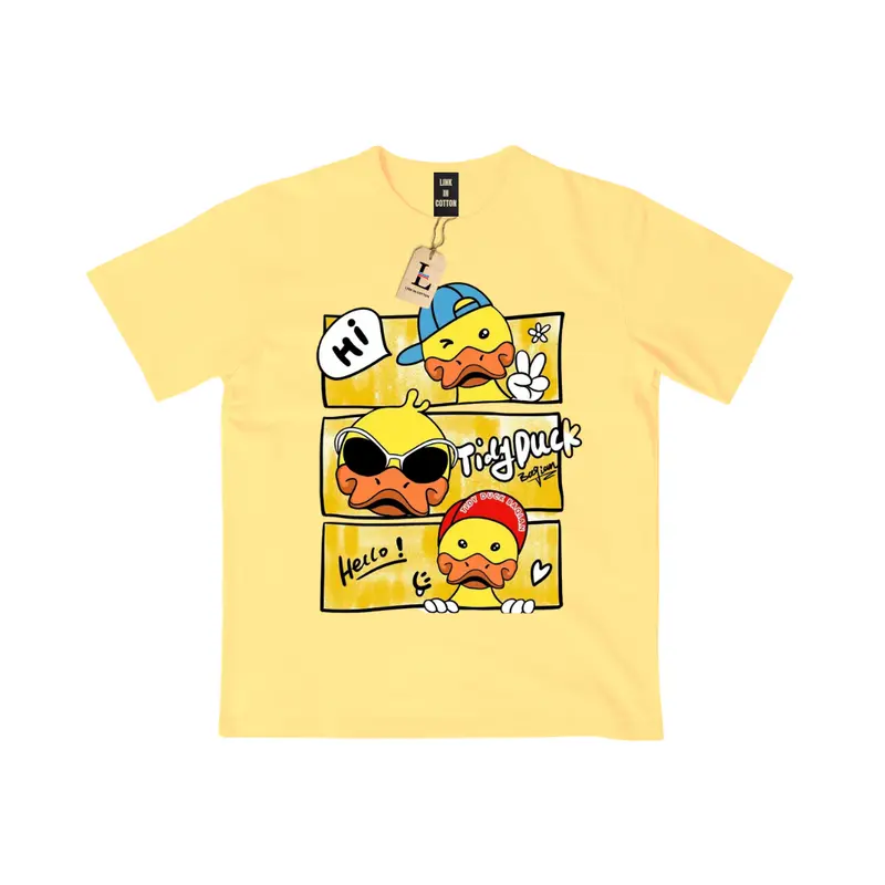 LINK IN COTTON - Tshirt Tidy Duck 100% Cotton Nyaman dan Tebal 2