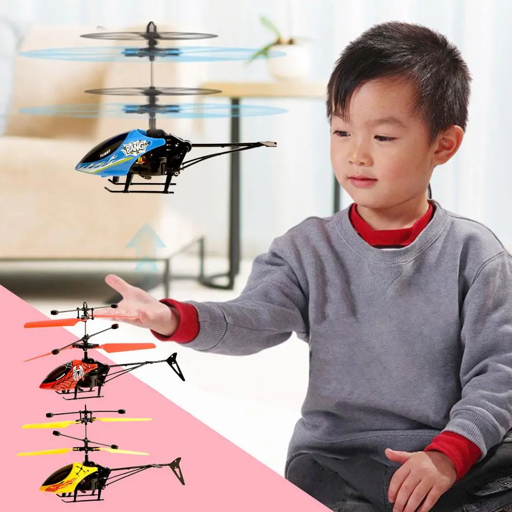Máy Bay Trực Thăng Điều Khiển Từ Xa Cho Trẻ Em, Máy Bay Có Cảm Biến, Đồ Chơi Sinh Nhật, Quà Tặng, I5R3