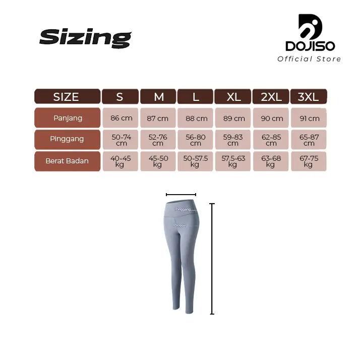 Legging Yoga Basic MT20 Celana Olahraga Wanita High Waist untuk Olahraga Senam Jogging Bahan Spandex Tebal 1