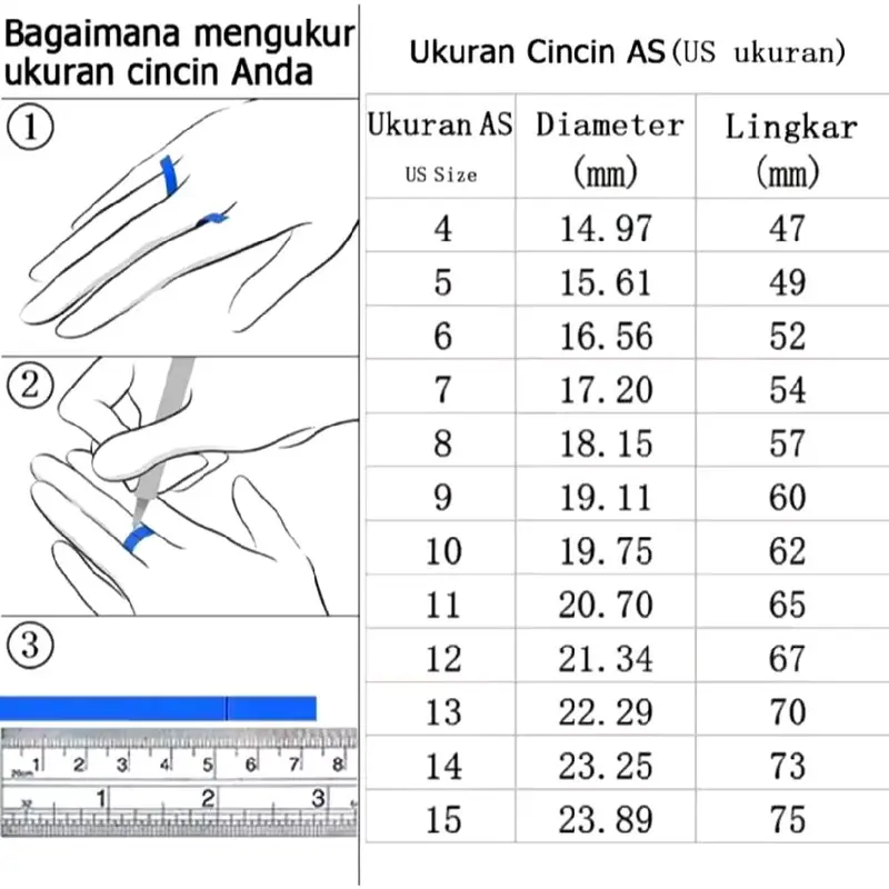Cincin Pria Model Permata Terbaru Termurah - Rings 8
