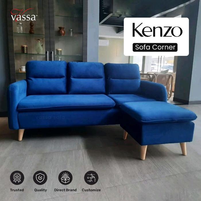 Gambar Sofa L Kenzo Sofa Minimalis Sofa L Putus By Vassa Sofa dari Vassa Sofa & Home Kab. Bogor Tokopedia