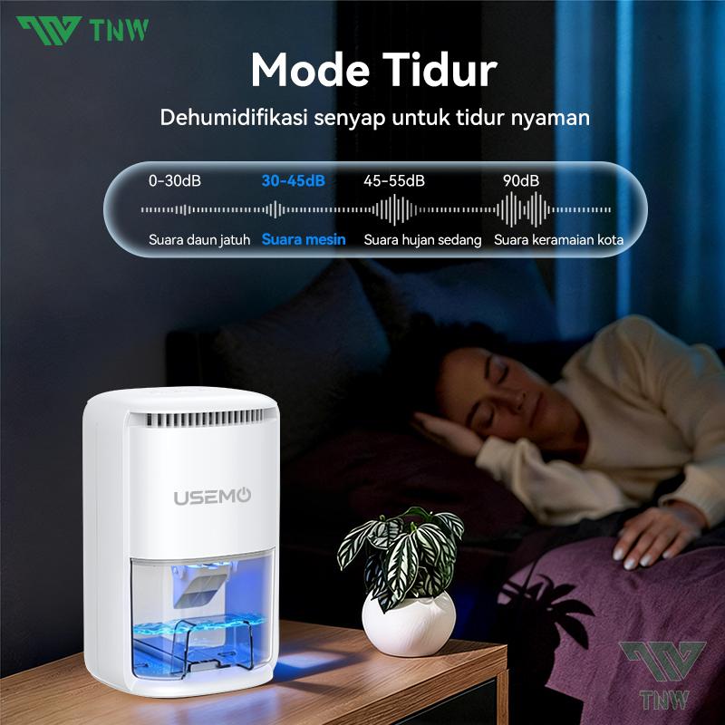 USEMO HD9pro Dehumidifier 1L Penyerap Kelembaban Udara Senyap Auto Off Ruangan 20m² USEMO HD9pro Dehumidifier 1L Penyerap Kelembaban Udara Senyap Auto Off Ruangan 20m²