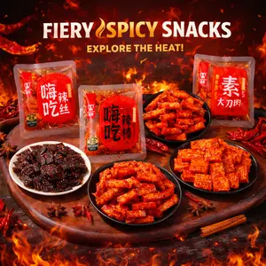 Snack Pedas Viral Camilan Pedas Gurih Kekinian Siap Makan Cemilan Hits - Snack Gurih Pedas Kekinian Siap Santap