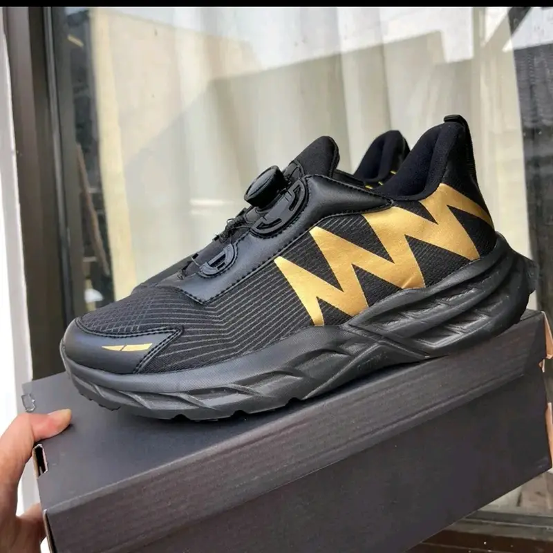 Sepatu exduma speedpro sepatu kets running - sepatu olahraga hitam motif unik 3