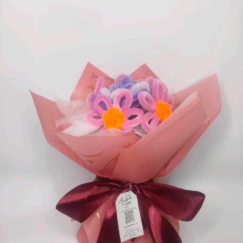 Buket Kawat Bulu Small - mini 1