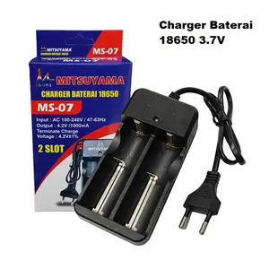 Mitsuyama Charger Baterai 3.7V 18650 2 slot MS-07