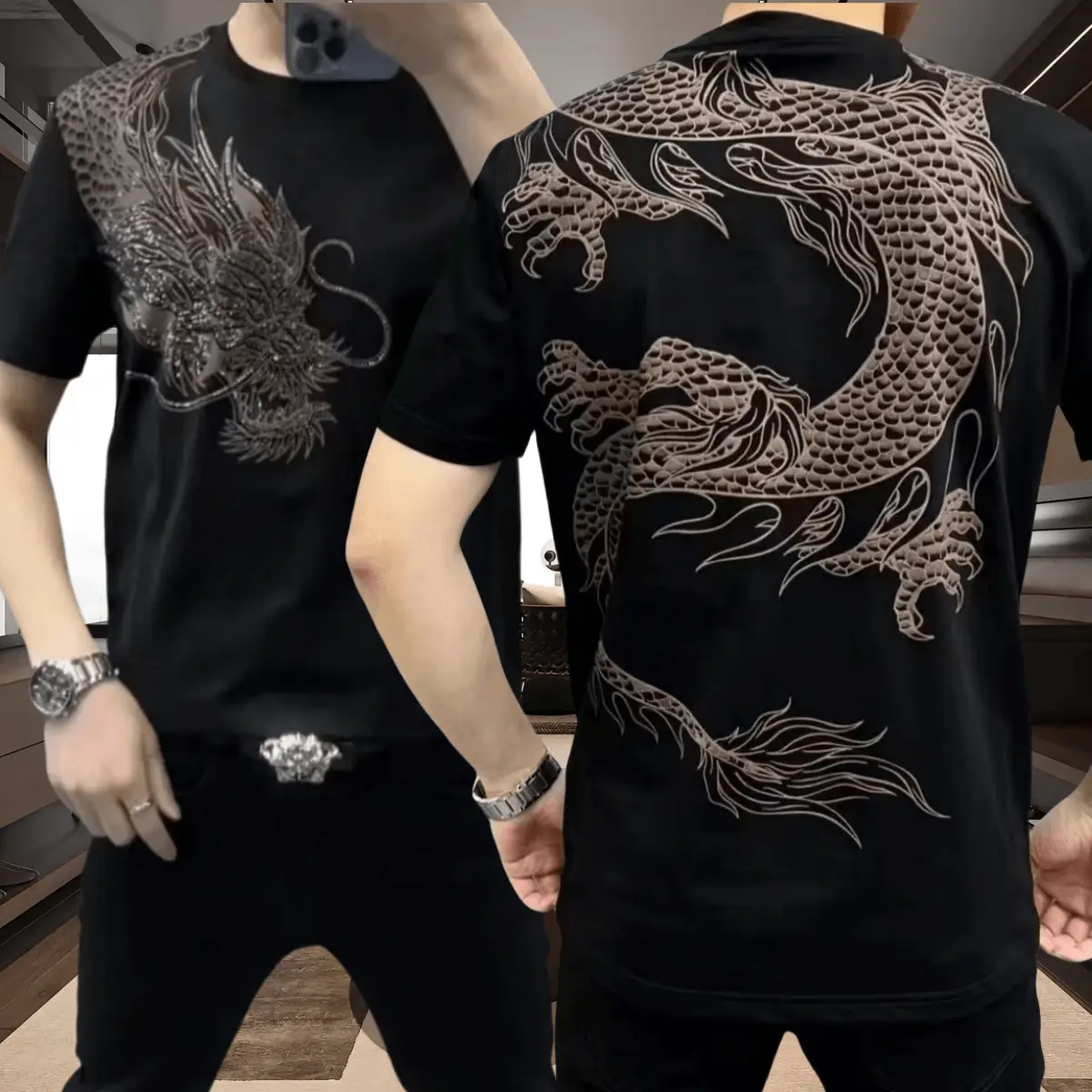Kaos Fashion Unise Pria dan Wanita Muda dengan oversize clothing tshirt Retro Lembut Katun Kain