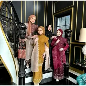 Selendang organza bordir NEW manual/selendang baju melayu/selendang veil