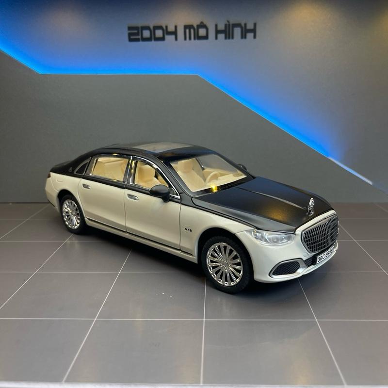 Mô hình xe Mây Bách S680 tỷ lệ 1:24 bằng kim loại Tặng biển số Vip 1